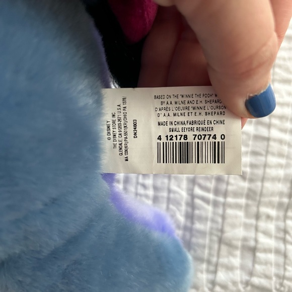 Classic Reindeer Eeyore Plush from Disney Store / With Tags! - Picture 5 of 5